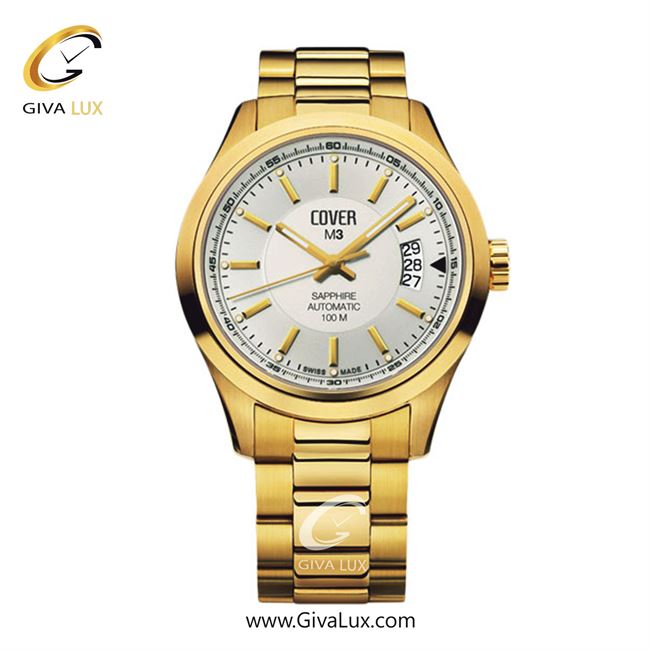 ساعت مچی اورجینال مردانه کاور طلایی | طلایی| نقره ای| کد رفرنس COA3.07