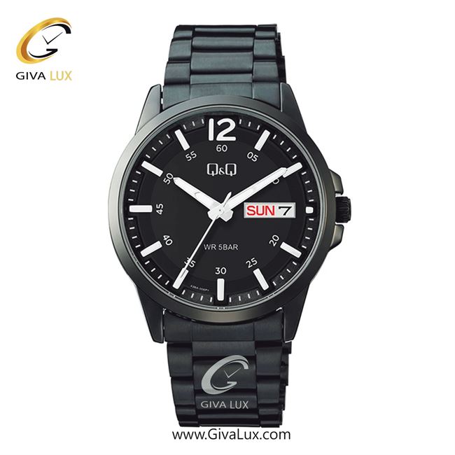 ساعت مچی اورجینال مردانه کیو اند کیو Q&Q مشکی | مشکی| مشکی| کد رفرنس A36A-006PY