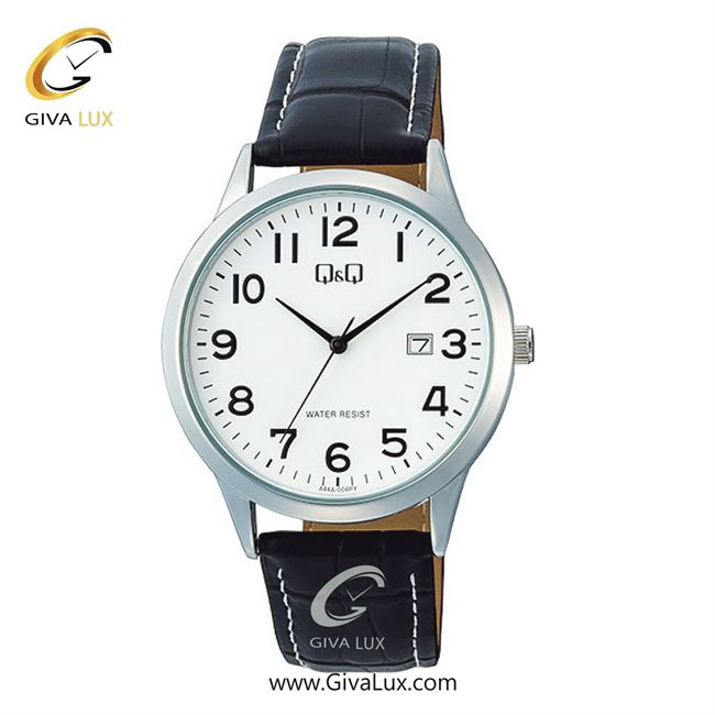ساعت مچی اورجینال مردانه کیو اند کیو Q&Q نقره ای | مشکی| سفید| کد رفرنس A44A-004PY