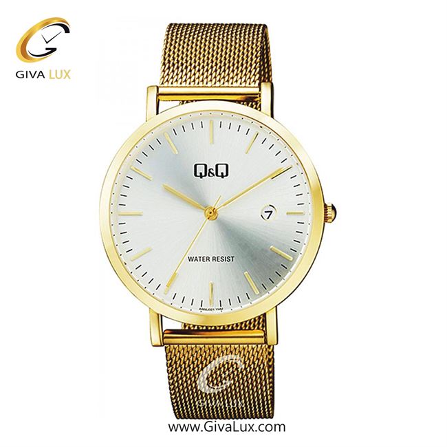 ساعت مچی اورجینال مردانه کیو اند کیو Q&Q طلایی | طلایی| نقره ای| کد رفرنس A466J001Y