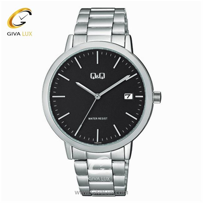 ساعت مچی اورجینال مردانه کیو اند کیو Q&Q نقره ای | نقره ای| مشکی| کد رفرنس A486J202Y