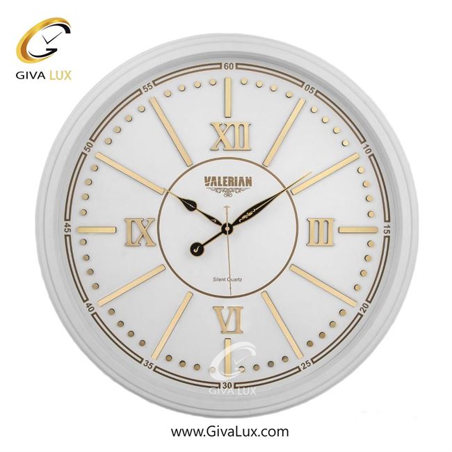 ساعت دیواری اورجینال والرین PVC سفید| کد رفرنس A790