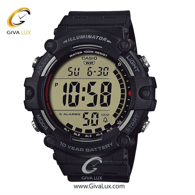 ساعت مچی اورجینال مردانه کاسیو Casio مشکی | مشکی| مشکی| کد رفرنس AE-1500WH-1AVDF