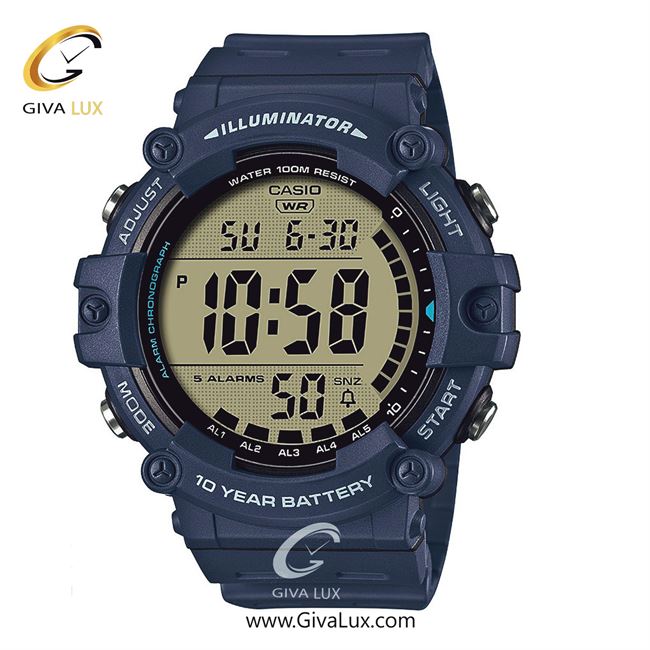 ساعت مچی اورجینال مردانه کاسیو Casio آبی | آبی| مشکی| کد رفرنس AE-1500WH-2AVDF