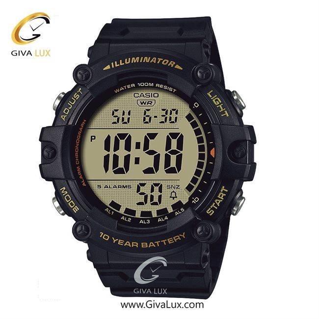 ساعت مچی اورجینال مردانه کاسیو Casio مشکی | مشکی| مشکی| کد رفرنس AE-1500WHX-1AVDF