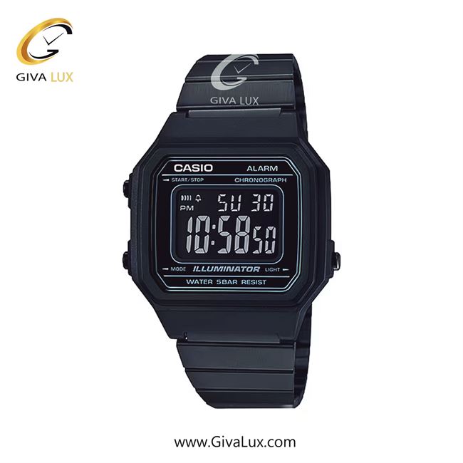 ساعت مچی اورجینال مردانه کاسیو Casio مشکی | مشکی| مشکی| کد رفرنس B650WB-1BVT 