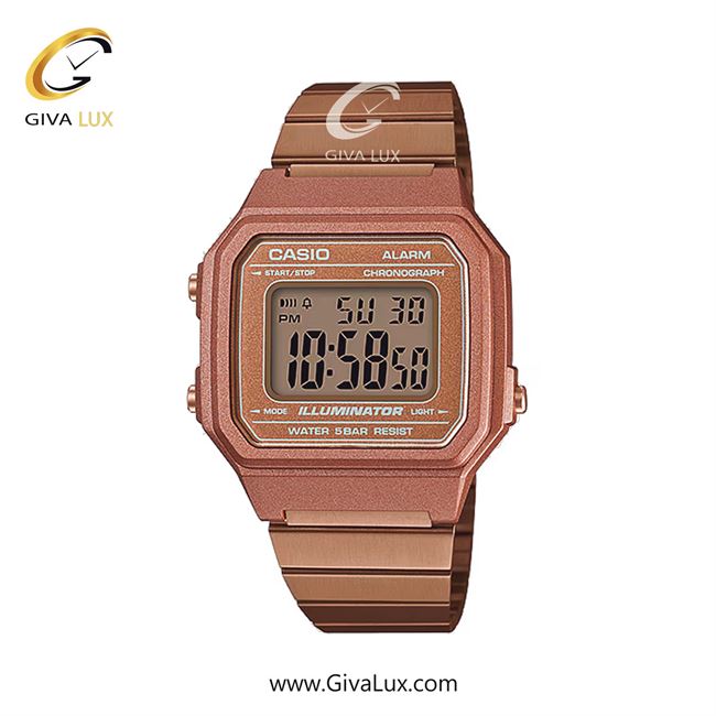 ساعت مچی اورجینال مردانه کاسیو Casio رزگلد | رزگلد| رزگلد| کد رفرنس B650WC-5AVT 