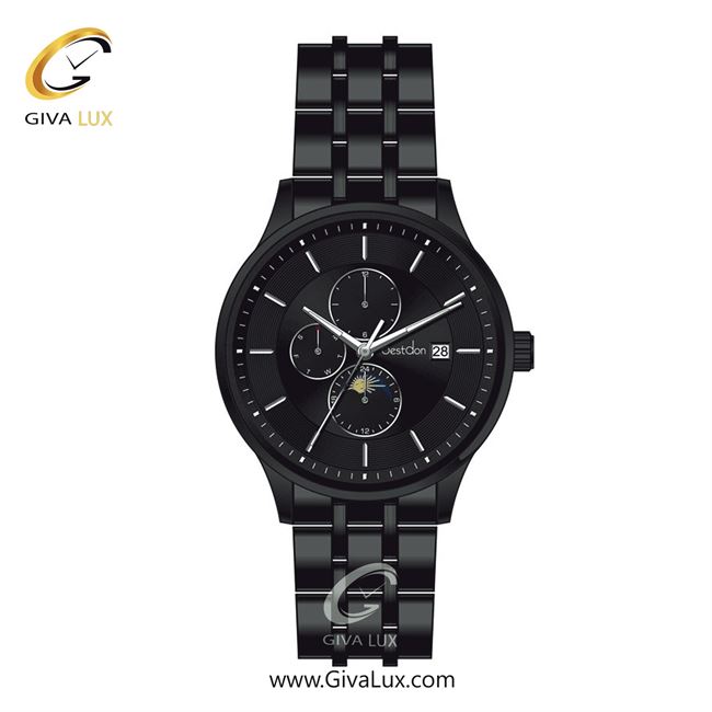 ساعت مچی اورجینال مردانه بستدون | Bestdon سه موتوره فول تایم مشکی | مشکی| مشکی| کد رفرنس BD7150G-B10