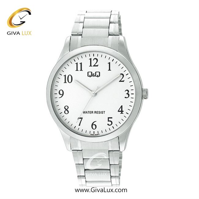 ساعت مچی اورجینال مردانه کیو اند کیو Q&Q نقره ای | نقره ای| سفید| کد رفرنس C00A-004PY