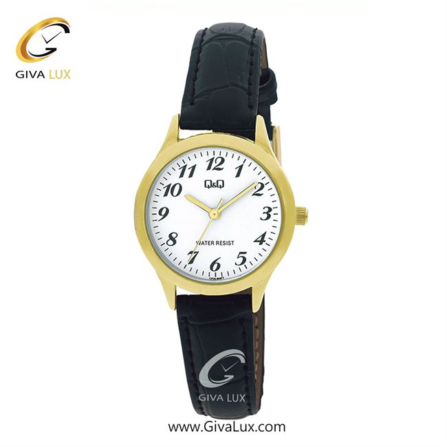 ساعت مچی اورجینال زنانه کیو اند کیو Q&Q طلایی | مشکی| سفید| کد رفرنس C01A-008PY