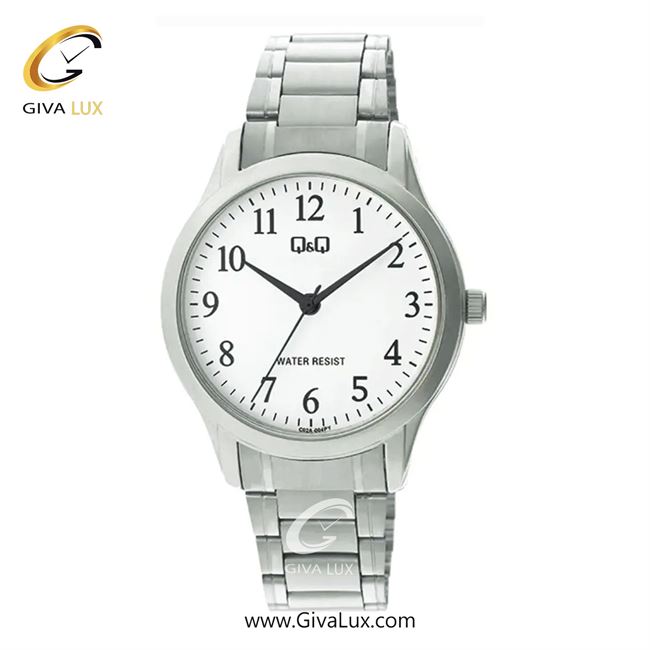 ساعت مچی اورجینال مردانه کیو اند کیو Q&Q نقره ای | نقره ای| سفید| کد رفرنس C02A-004PY