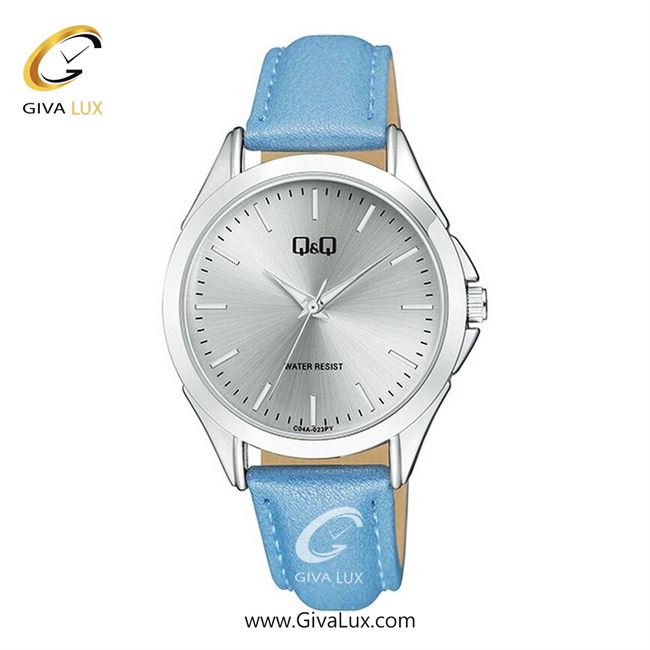 ساعت مچی اورجینال زنانه کیو اند کیو Q&Q نقره ای | آبی| نقره ای| کد رفرنس C04A-023PY