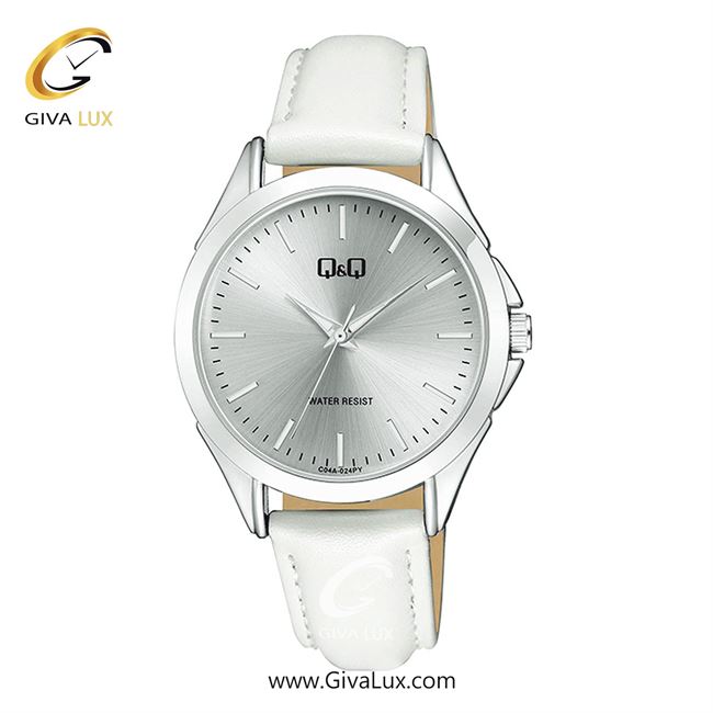ساعت مچی اورجینال زنانه کیو اند کیو Q&Q نقره ای | سفید| نقره ای| کد رفرنس C04A-024PY