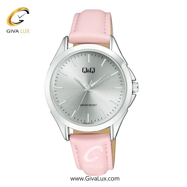 ساعت مچی اورجینال زنانه کیو اند کیو Q&Q نقره ای | صورتی| نقره ای| کد رفرنس C04A-025PY