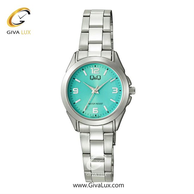ساعت مچی اورجینال زنانه کیو اند کیو Q&Q نقره ای | نقره ای| آبی| کد رفرنس C05A-016PY