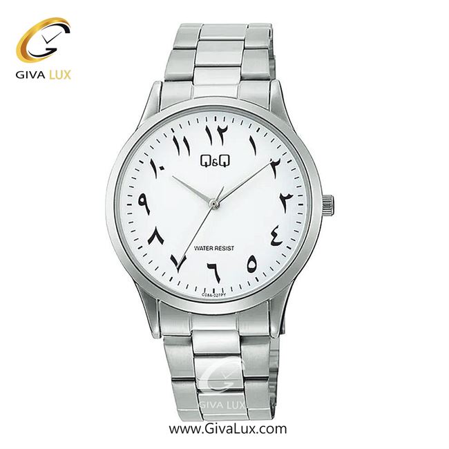 ساعت مچی اورجینال مردانه کیو اند کیو Q&Q نقره ای | نقره ای| سفید| کد رفرنس C08A-027PY