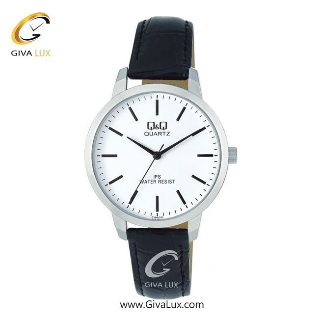 ساعت مچی اورجینال مردانه کیو اند کیو Q&Q نقره ای | مشکی| سفید| کد رفرنس C154J311Y