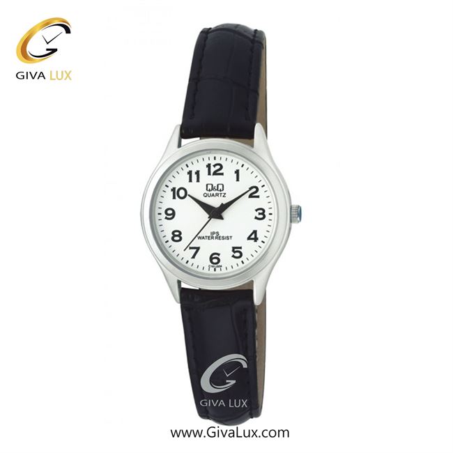 ساعت مچی اورجینال زنانه کیو اند کیو Q&Q نقره ای | مشکی| سفید| کد رفرنس C181J304Y