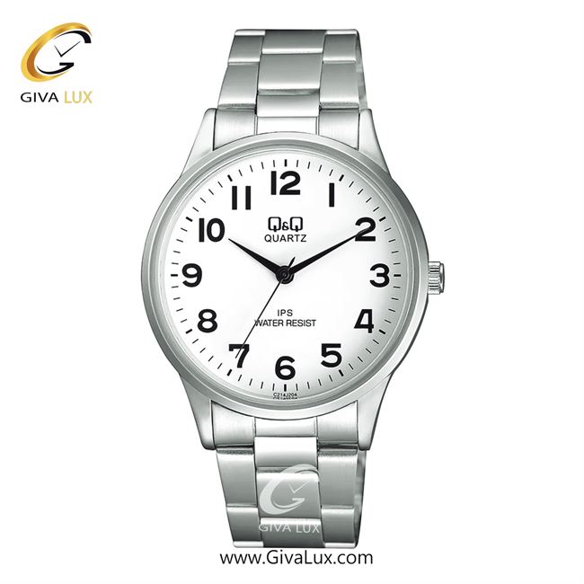 ساعت مچی اورجینال مردانه کیو اند کیو Q&Q نقره ای | نقره ای| سفید| کد رفرنس C214J204Y