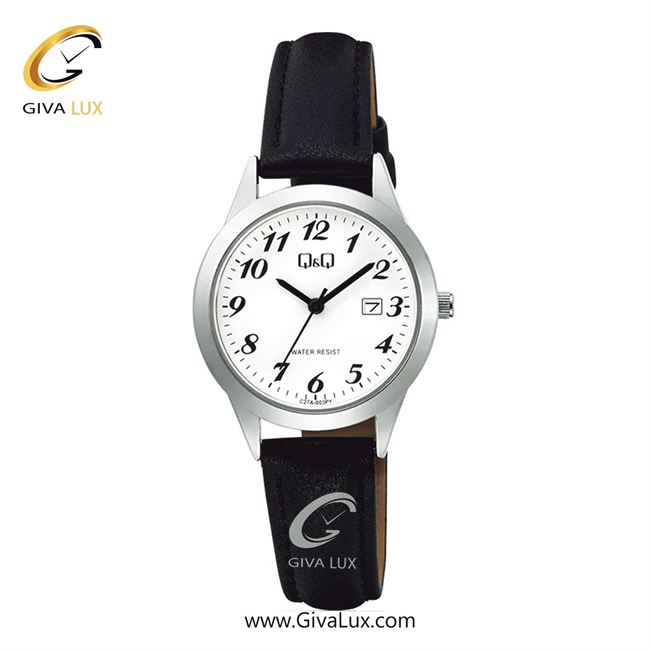 ساعت مچی اورجینال زنانه کیو اند کیو Q&Q نقره ای | مشکی| سفید| کد رفرنس C27A-003PY