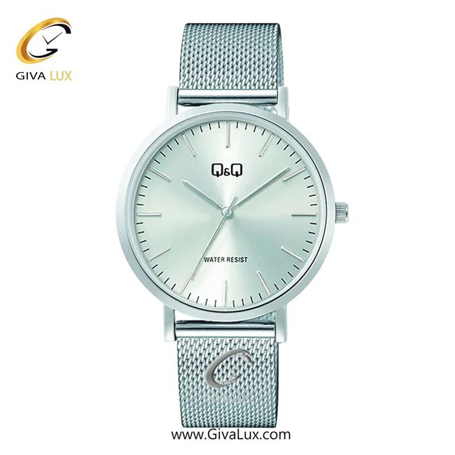 ساعت مچی اورجینال مردانه کیو اند کیو Q&Q  نقره ای | نقره ای| سفید| کد رفرنس C34A-004PY