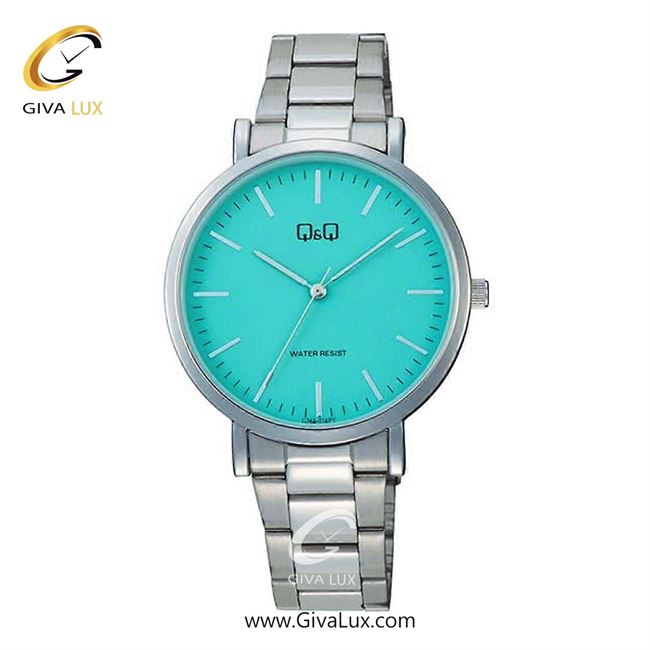 ساعت مچی اورجینال مردانه کیو اند کیو Q&Q نقره ای | نقره ای| آبی| کد رفرنس C34A-014PY