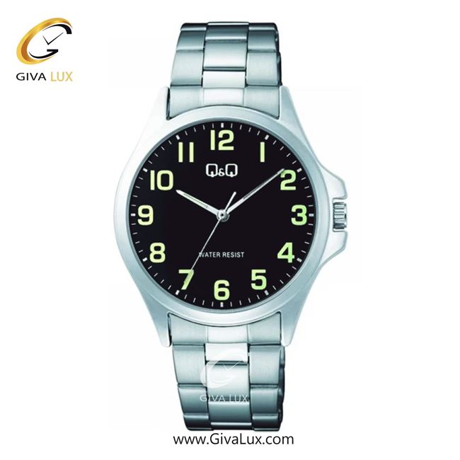 ساعت مچی اورجینال مردانه کیو اند کیو Q&Q نقره ای | نقره ای| مشکی| کد رفرنس C36A-006PY