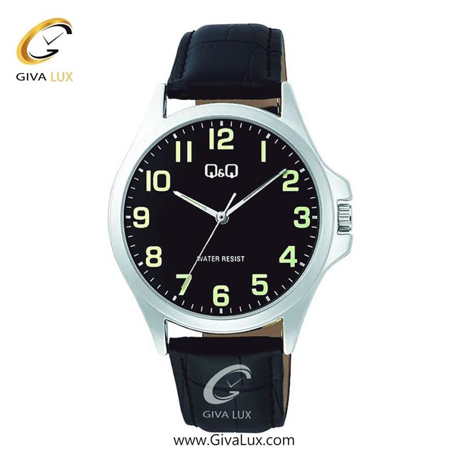 ساعت مچی اورجینال مردانه کیو اند کیو Q&Q نقره ای | مشکی| مشکی| کد رفرنس C36A-014PY