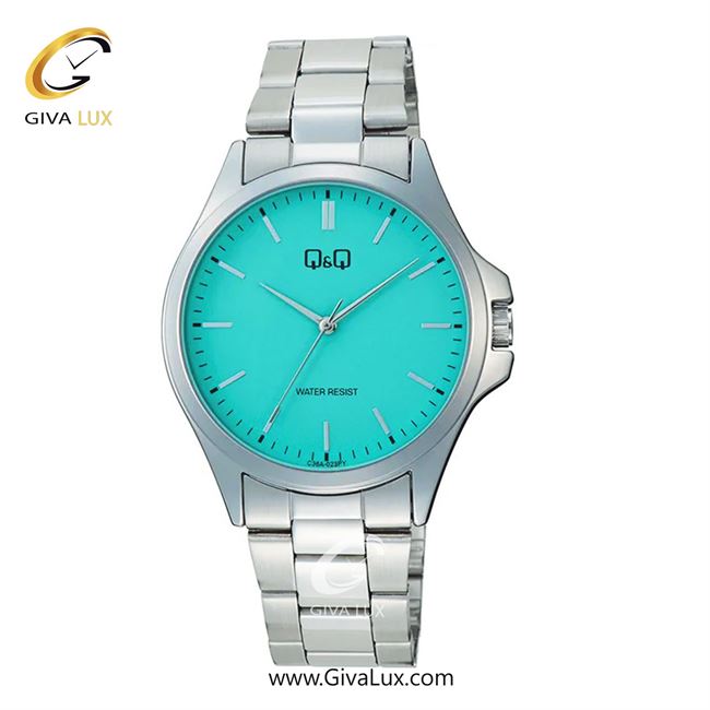 ساعت مچی اورجینال مردانه کیو اند کیو Q&Q نقره ای | نقره ای| آبی| کد رفرنس C36A-023PY