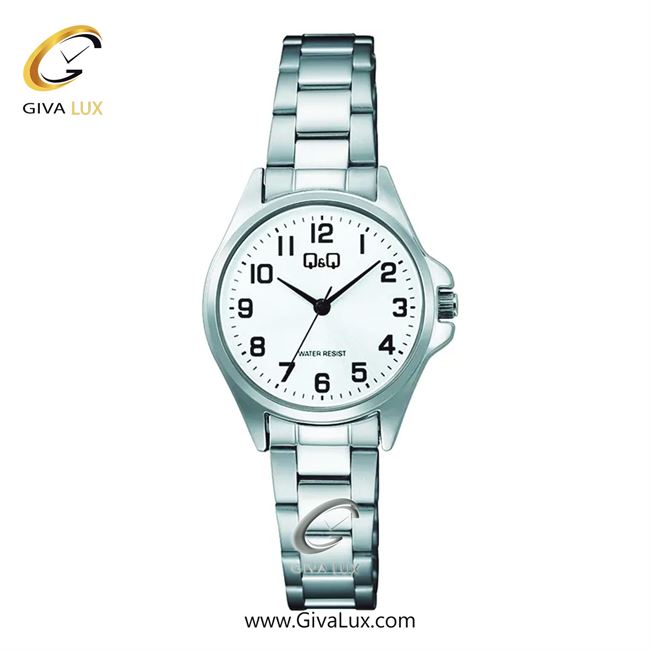 ساعت مچی اورجینال زنانه کیو اند کیو Q&Q  نقره ای | نقره ای| سفید| کد رفرنس C37A-005PY