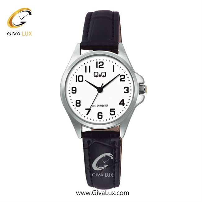ساعت مچی اورجینال زنانه کیو اند کیو Q&Q نقره ای | مشکی| سفید| کد رفرنس C37A-013PY