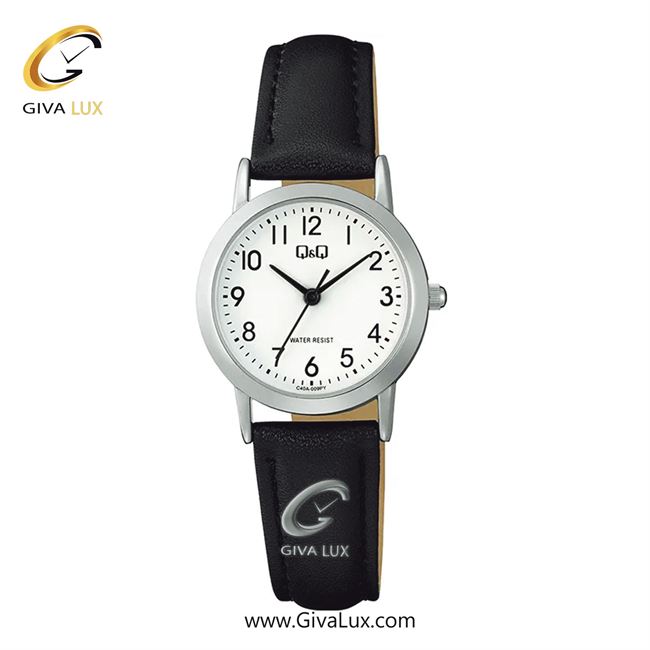 ساعت مچی اورجینال زنانه کیو اند کیو Q&Q  نقره ای | مشکی| سفید| کد رفرنس C40A-009PY