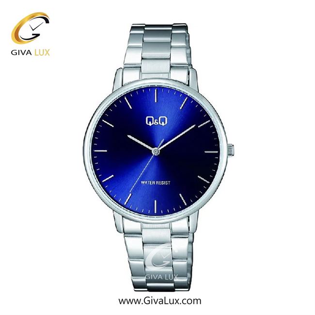 ساعت مچی اورجینال مردانه کیو اند کیو Q&Q  نقره ای | نقره ای| سرمه ای| کد رفرنس C64A-003PY
