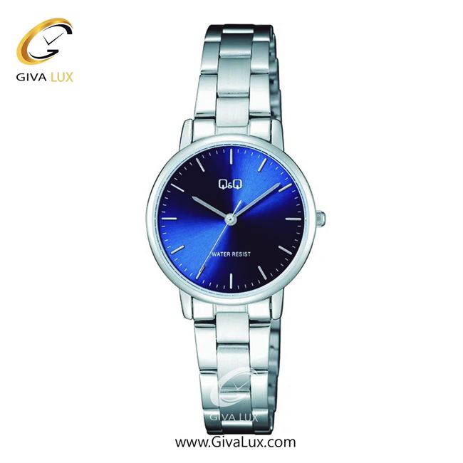 ساعت مچی اورجینال زنانه کیو اند کیو Q&Q نقره ای | نقره ای| آبی| کد رفرنس C65A-007PY