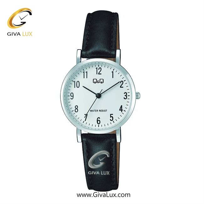 ساعت مچی اورجینال زنانه کیو اند کیو Q&Q  نقره ای | مشکی| سفید| کد رفرنس C66A-003PY