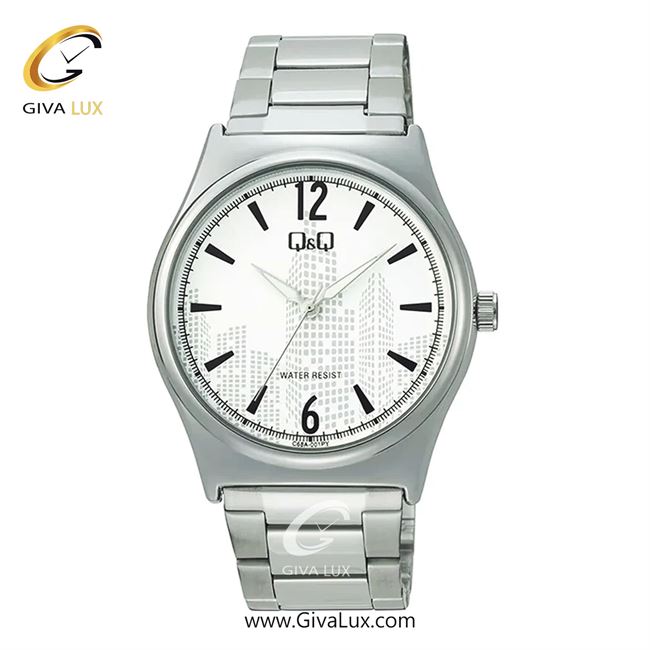 ساعت مچی اورجینال مردانه کیو اند کیو Q&Q نقره ای | نقره ای| سفید| کد رفرنس C68A-001PY