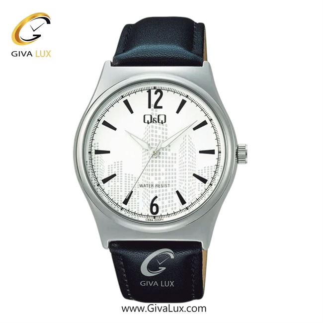 ساعت مچی اورجینال مردانه کیو اند کیو Q&Q نقره ای | مشکی| سفید| کد رفرنس C68A-005PY