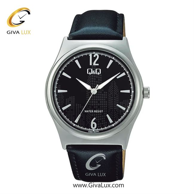 ساعت مچی اورجینال مردانه کیو اند کیو Q&Q نقره ای | مشکی| مشکی| کد رفرنس C68A-007PY