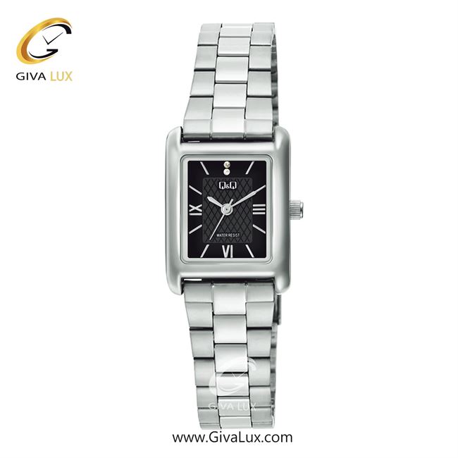 ساعت مچی اورجینال زنانه کیو اند کیو Q&Q نقره ای | نقره ای| مشکی| کد رفرنس C69A-005PY