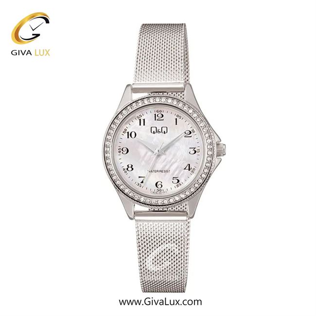 ساعت مچی اورجینال زنانه کیو اند کیو Q&Q  نقره ای | نقره ای| نقره ای| کد رفرنس C80A-001PY