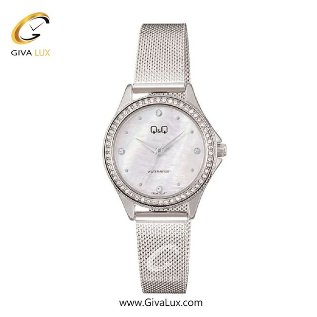 ساعت مچی اورجینال زنانه کیو اند کیو Q&Q  نقره ای | نقره ای| نقره ای| کد رفرنس C80A-003PY