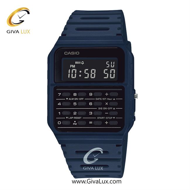 ساعت مچی اورجینال مردانه کاسیو Casio سرمه ای | سرمه ای| مشکی-سرمه ای| کد رفرنس CA-53WF-2BDF