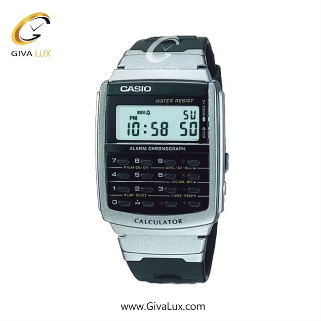 ساعت مچی اورجینال مردانه کاسیو Casio نقره ای | مشکی| مشکی| کد رفرنس CA56-1