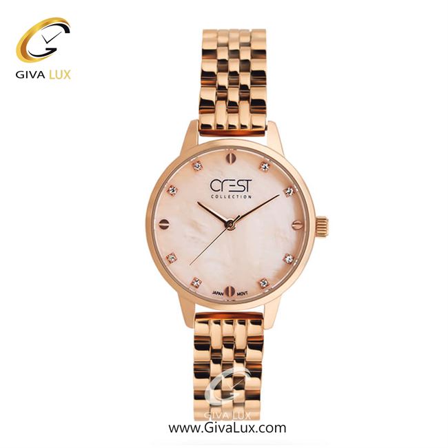ساعت مچی اورجینال زنانه کرست رزگلد | رزگلد| رزگلد| کد رفرنس Crest9011