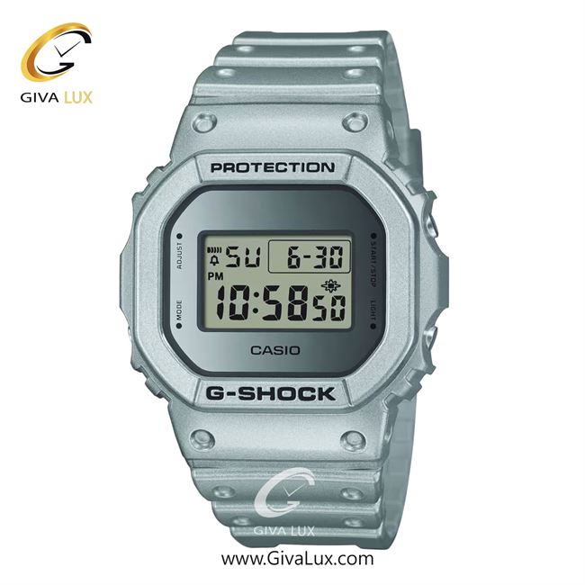 ساعت مچی اورجینال مردانه کاسیو Casio نقره ای | نقره ای| طوسی| کد رفرنس جی شاک G-Shock DW-5600FF-8DR