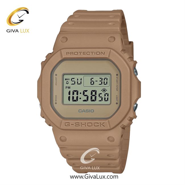 ساعت مچی اورجینال مردانه کاسیو Casio کرم | بژ -کرم| بژ| کد رفرنس جی شاک G-Shock DW-5600NC-5DR
