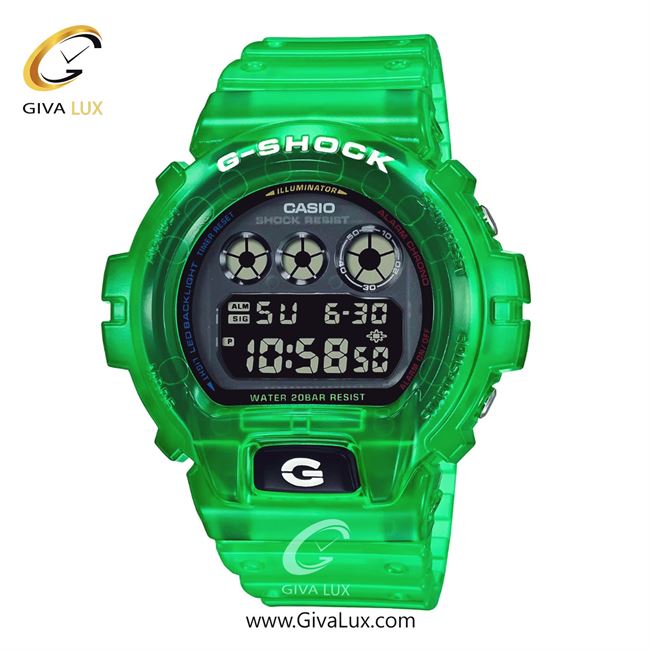 ساعت مچی اورجینال مردانه کاسیو Casio سبز | سبز| طوسی| کد رفرنس جی شاک G-Shock DW-6900JT-3DR
