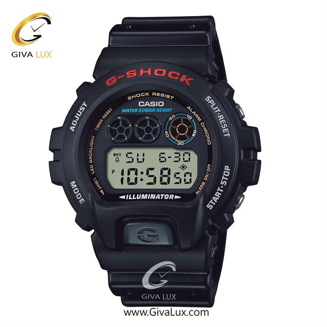 ساعت مچی اورجینال مردانه کاسیو Casio مشکی | مشکی| مشکی| کد رفرنس جی شاک G-Shock DW-6900U-1DR