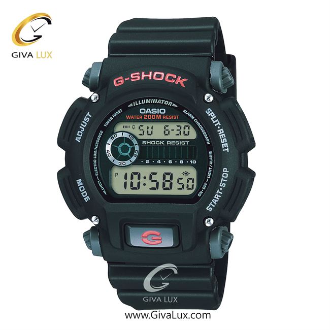 ساعت مچی اورجینال مردانه کاسیو Casio تیتانیوم | تیتانیوم| دودی|تیتانیوم| کد رفرنس جی شاک G-Shock DW-9052-1V