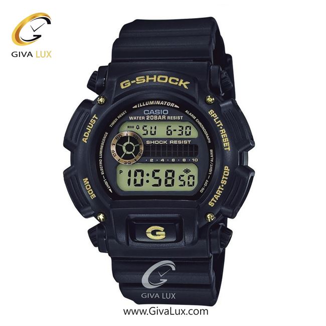 ساعت مچی اورجینال مردانه کاسیو Casio مشکی | مشکی| مشکی| کد رفرنس جی شاک G-Shock DW-9052GBX-1A9